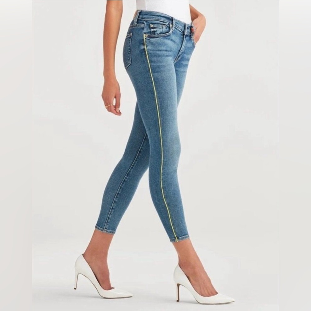 7 FOR ALL MANKIND Luxe Vintage The Ankle Skinny - Muse - AU8097120P - Sz 25